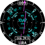Basic flight parameters and HSI